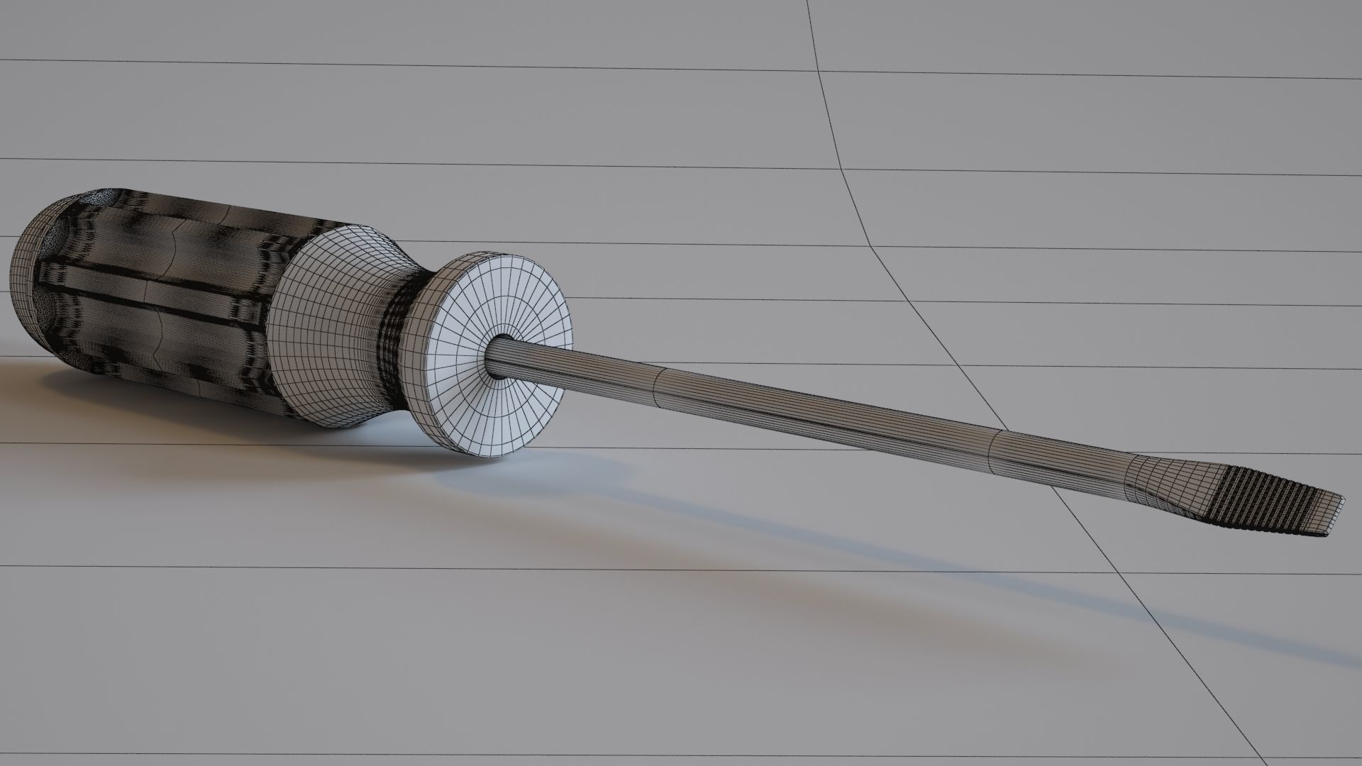 Screwdriver knob 3D model_3