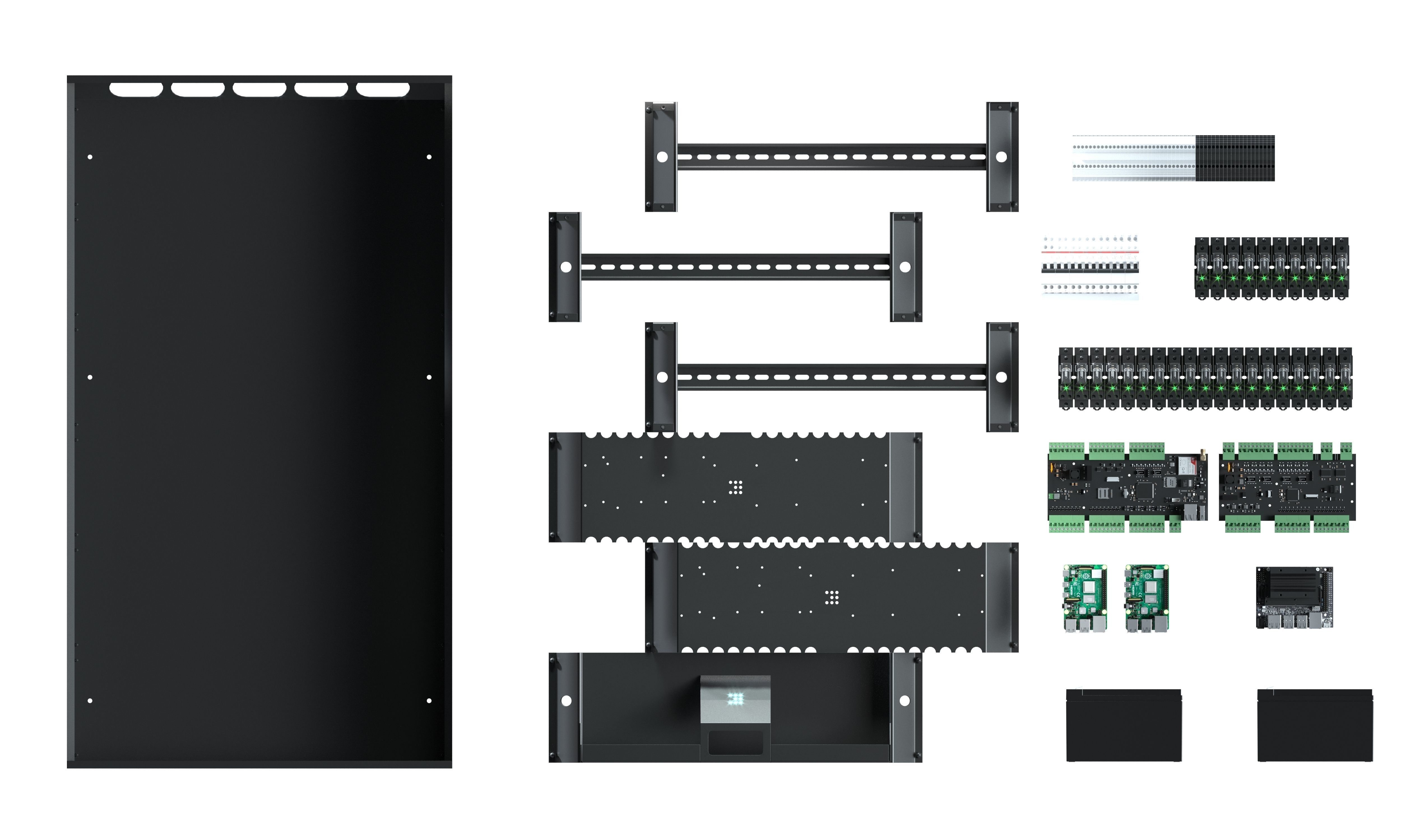 Electric box assembled 3D model_3