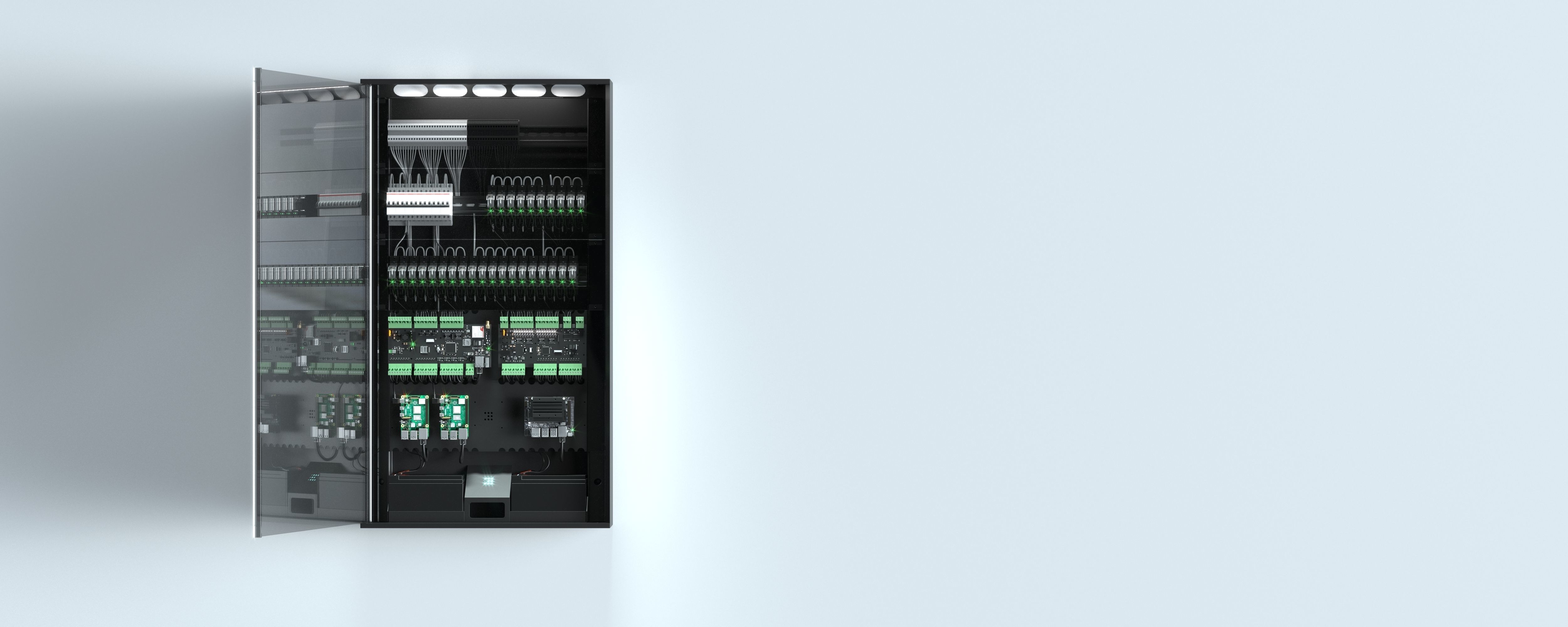 Electric box assembled 3D model_6