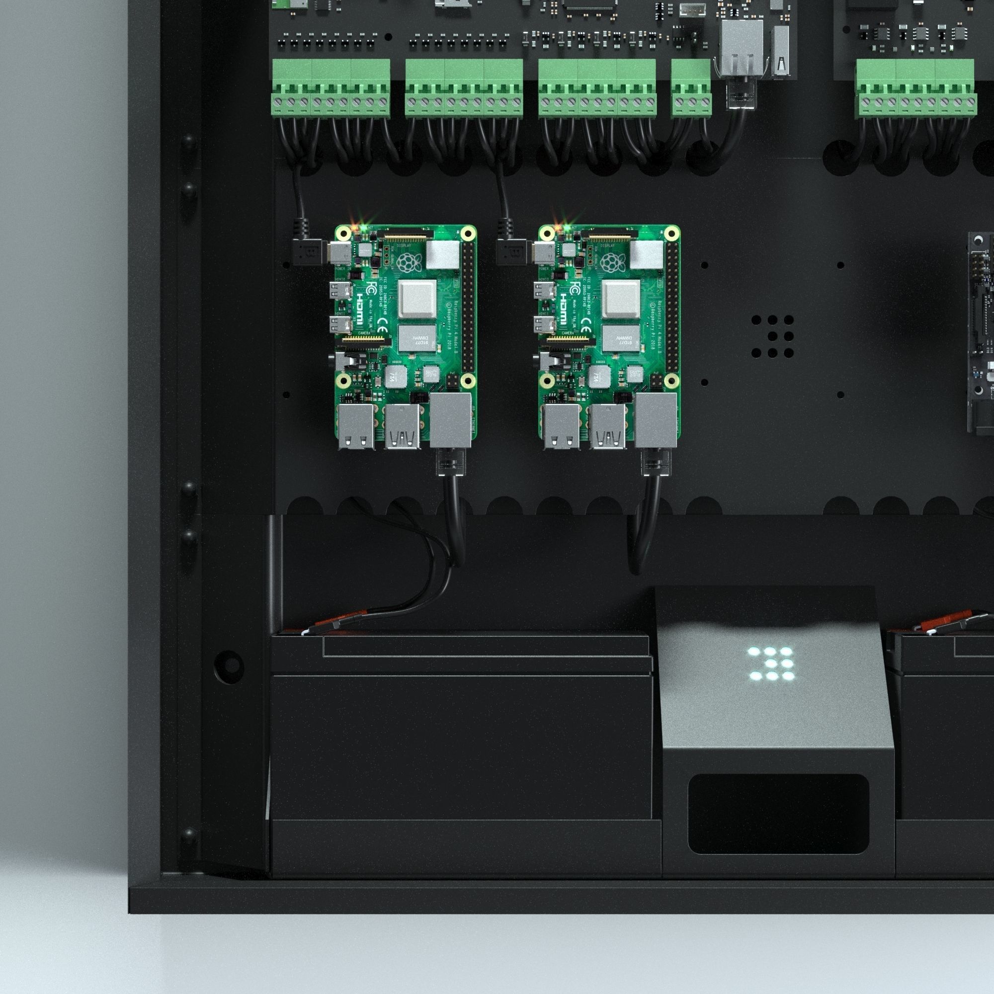Electric box assembled 3D model_1