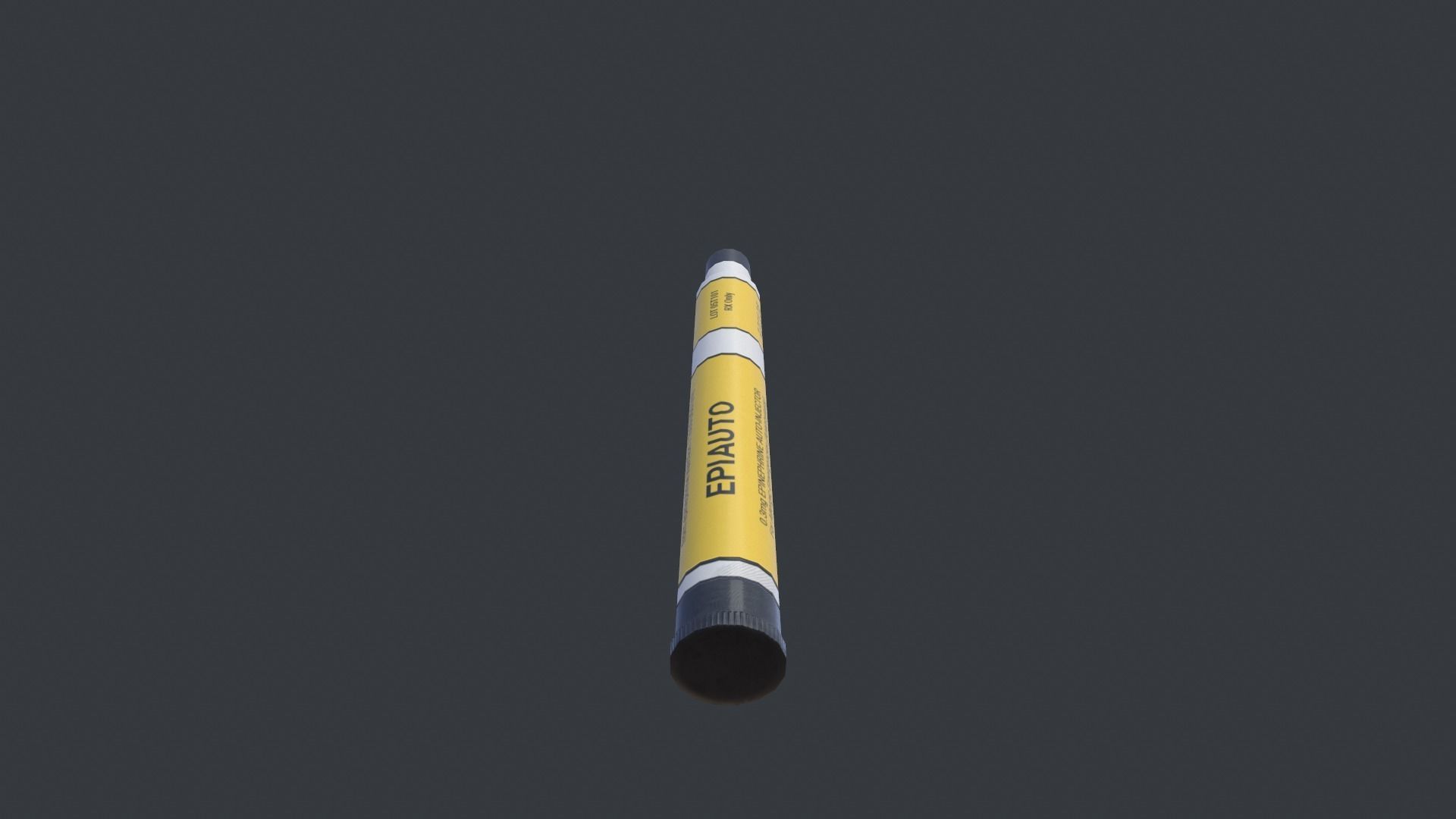 Autoinjector Epiauto Low-poly 3D model_4