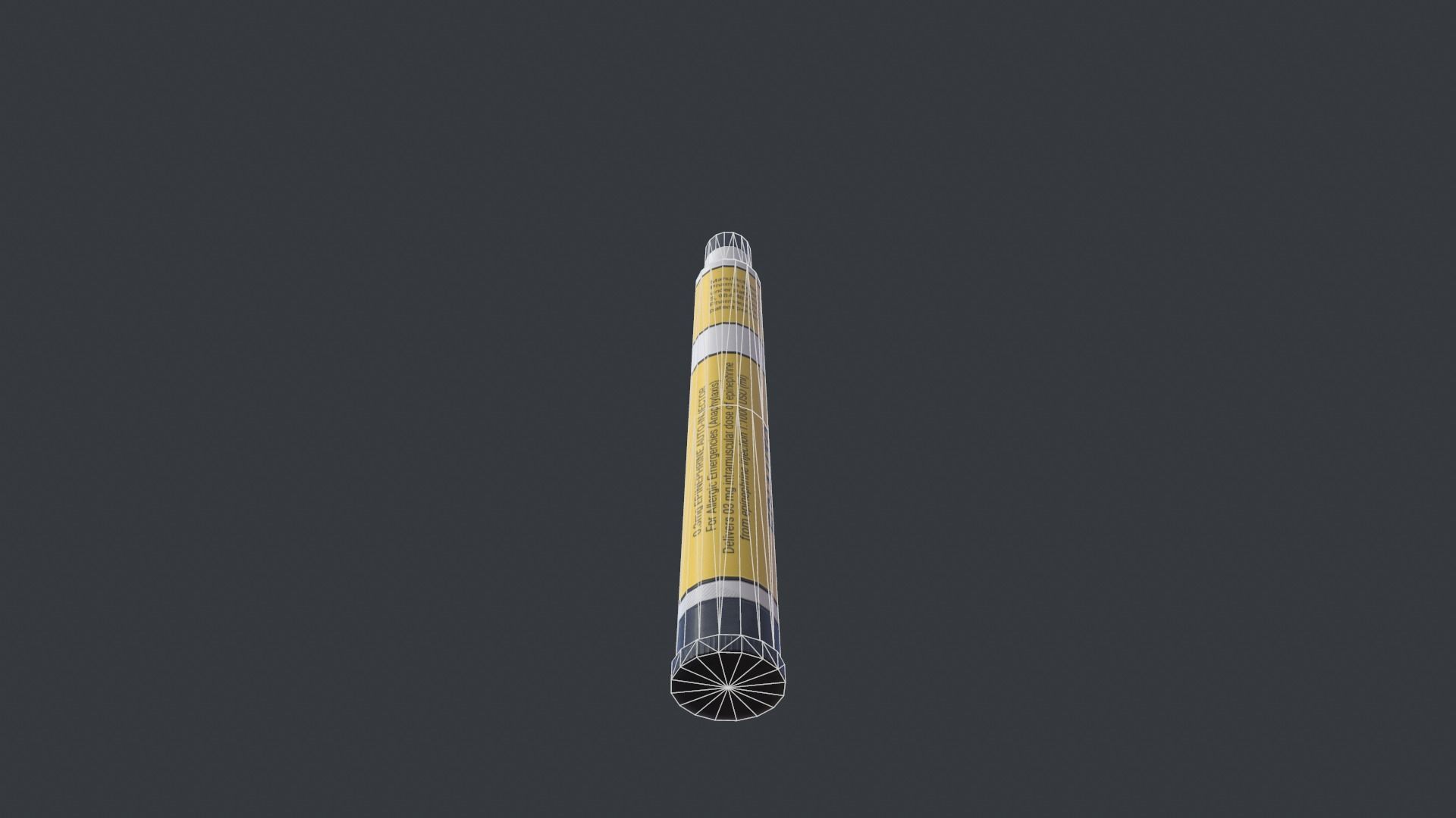 Autoinjector Epiauto Low-poly 3D model_7