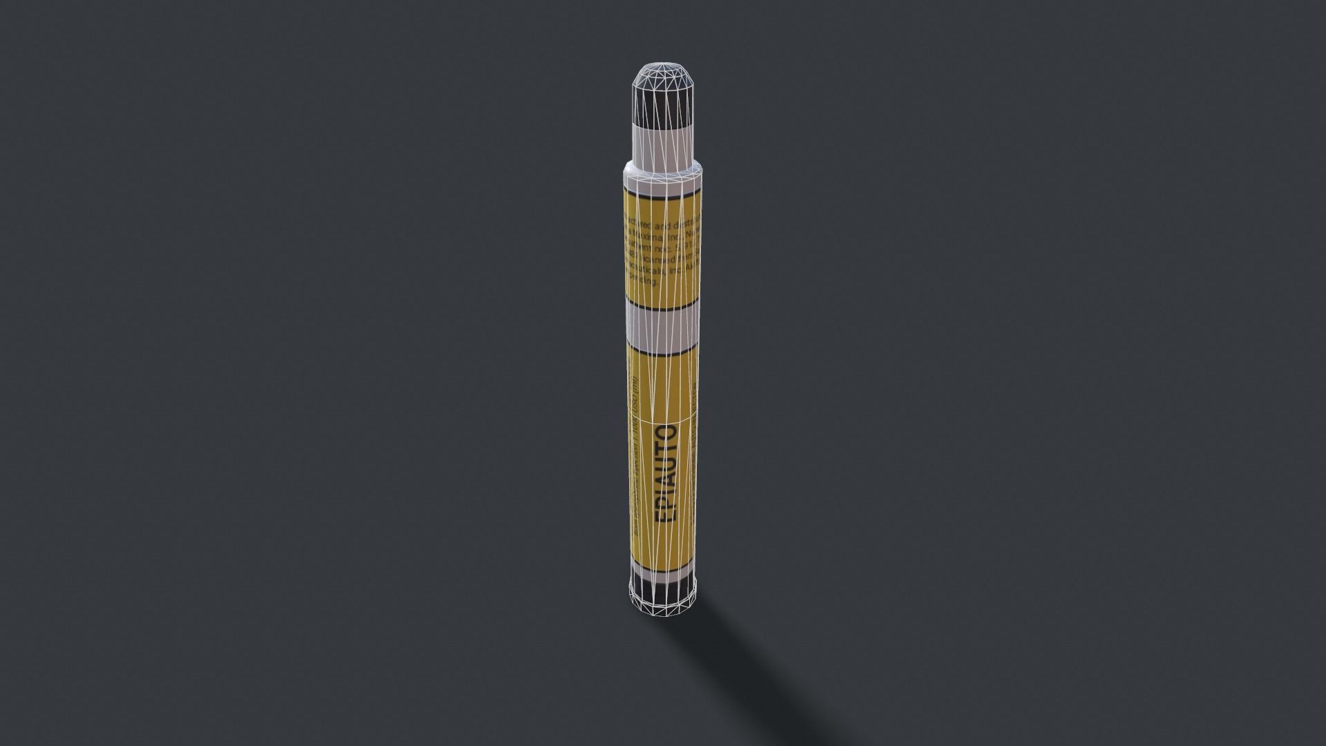 Autoinjector Epiauto Low-poly 3D model_6