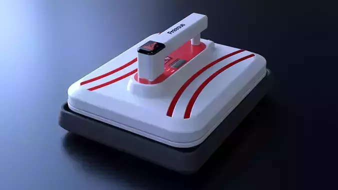 Freesub Easy Press Heat press Low-poly 3D model
