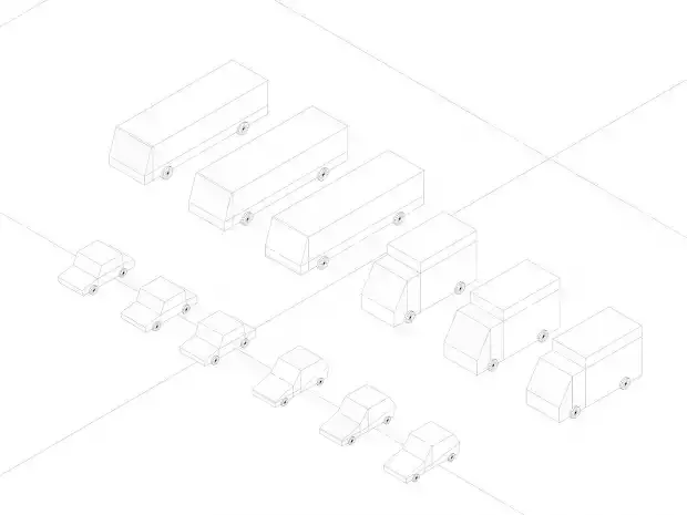 Cartoon Low Poly City Cars Pack 3D Model Limited Edition 003