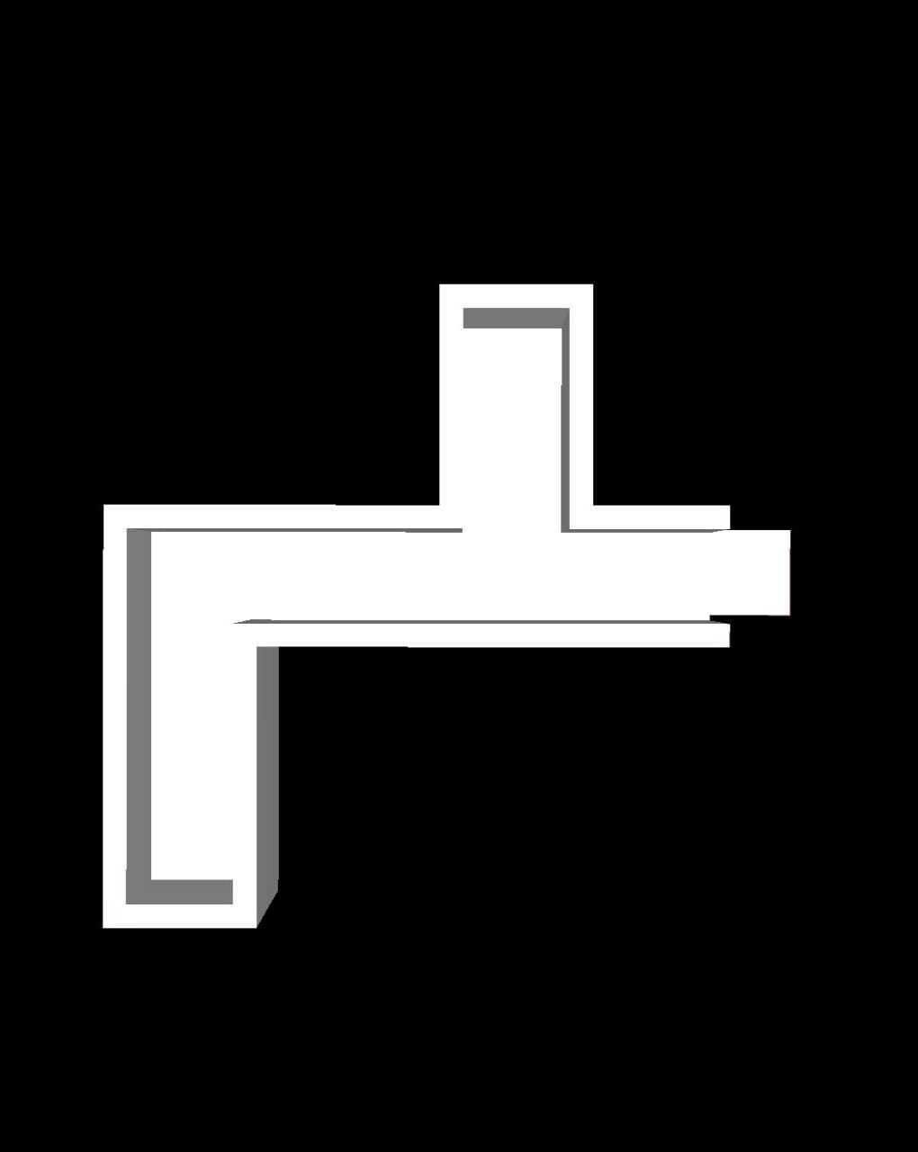 Japanese Katakana Cast Your Own Letters Easy To Cast Puzzle Fit 3D model_1