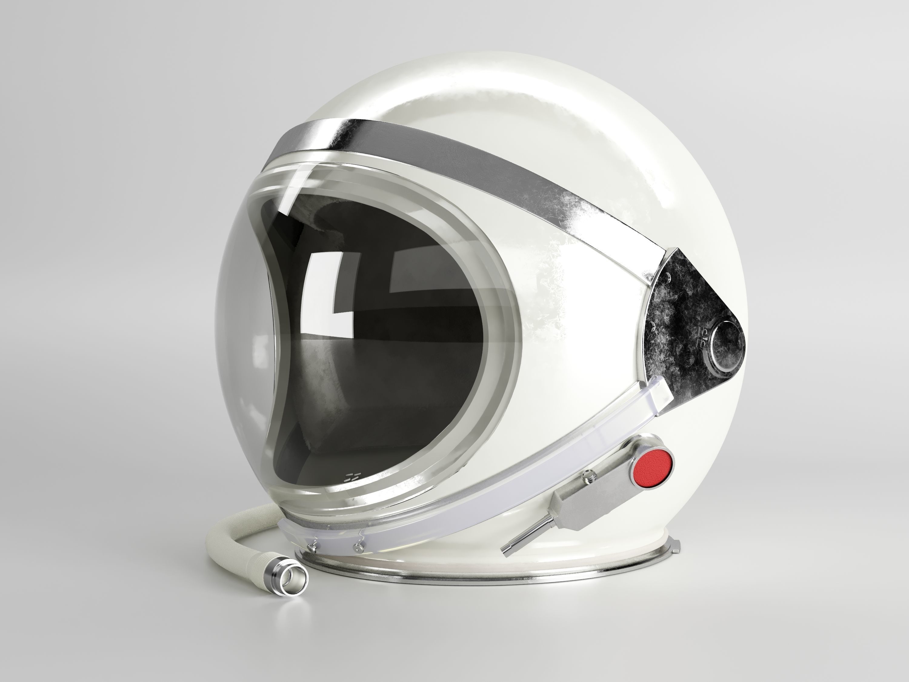 Space Helmet 3D model_2