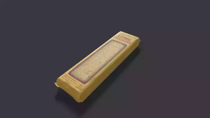 Long Crackers Free low-poly 3D model