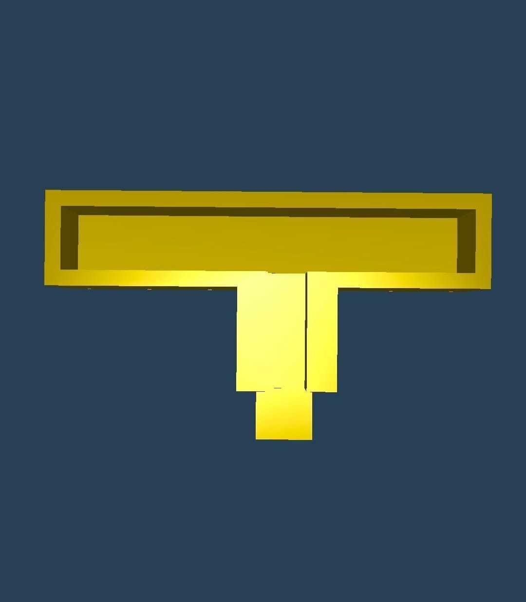 Japanese Katakana Cast Your Own Letters Easy To Cast Puzzle Fit 3D model_2