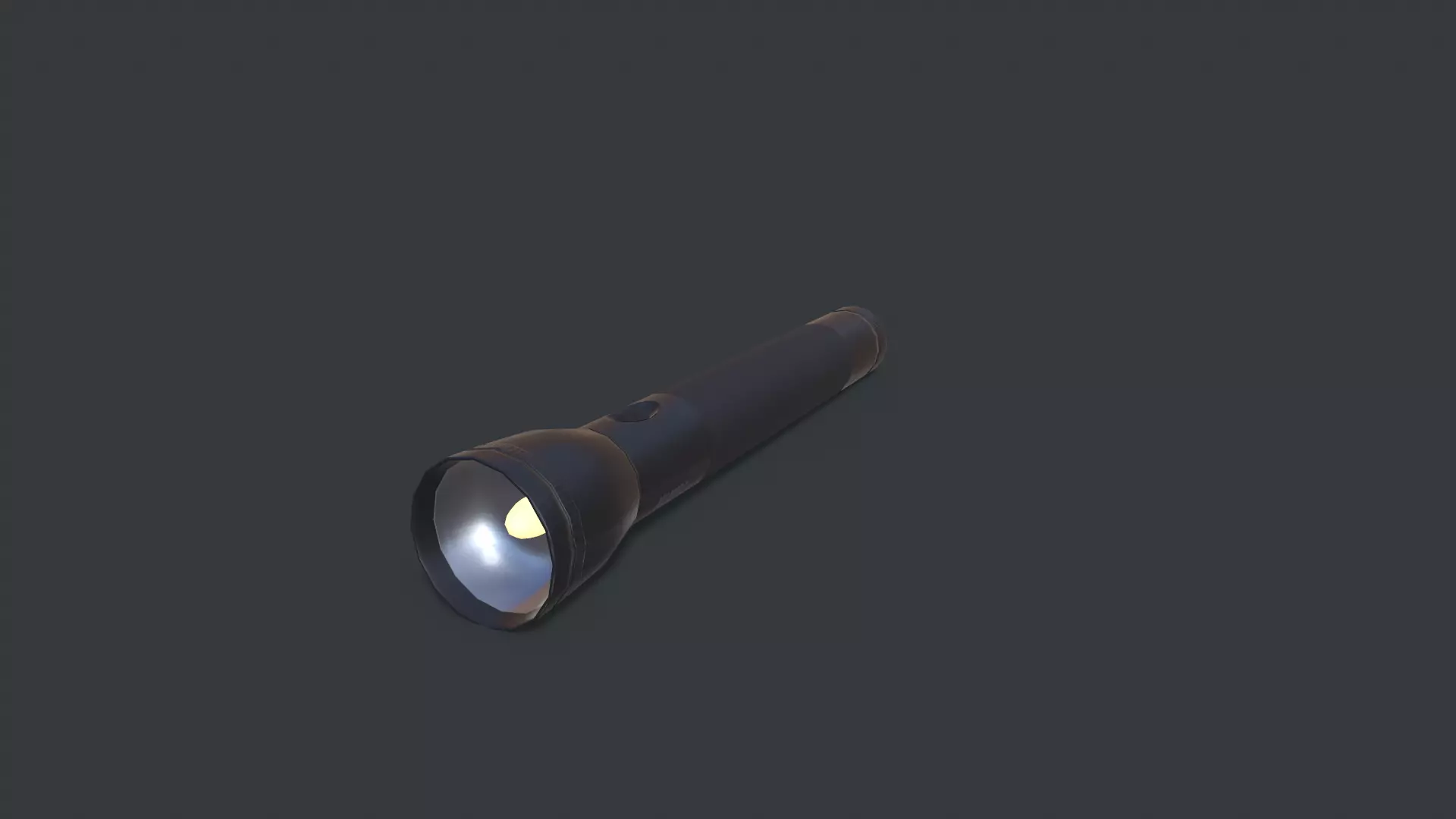Flashlight Low-poly 3D model