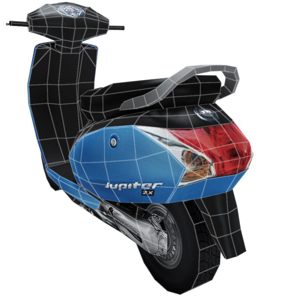 Jupiter ZX Low-poly 3D model_3