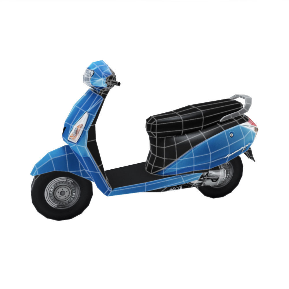 Jupiter ZX Low-poly 3D model_1