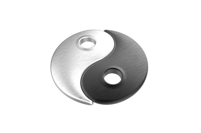 Yin Yang 3D print model