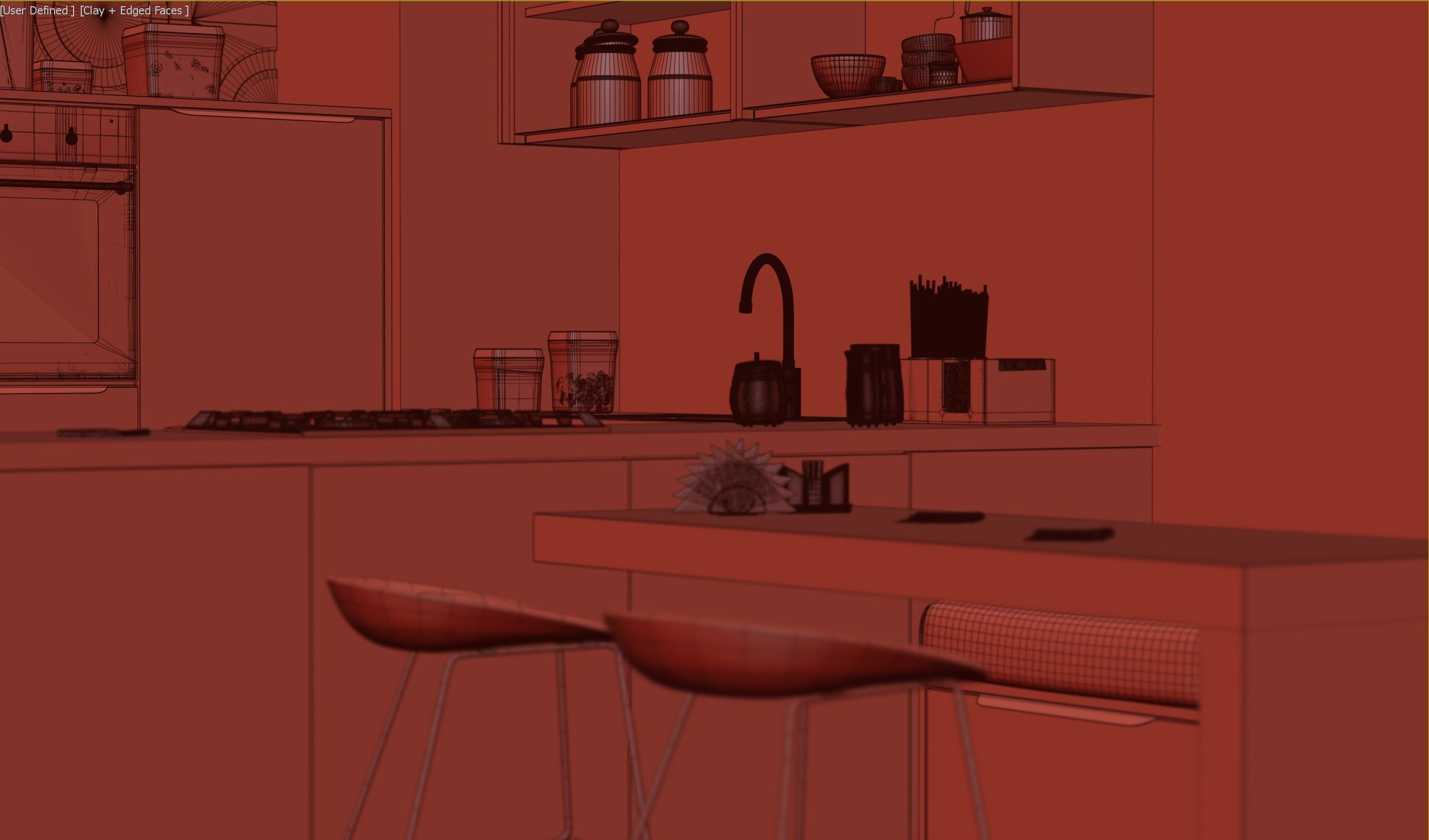kitchen 03 3D model_8