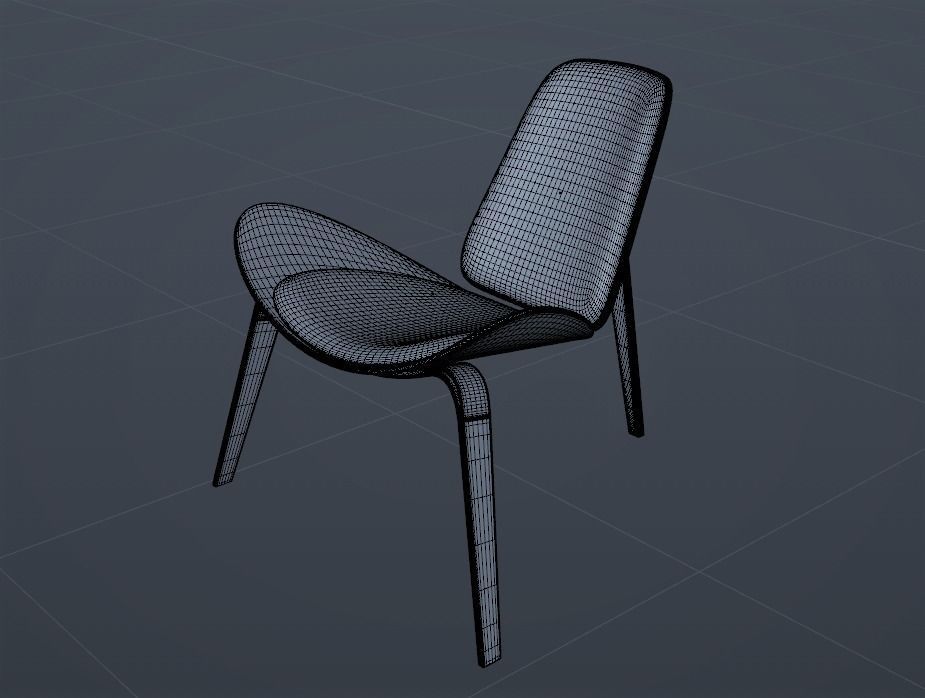 High-tech chair 3D model_5