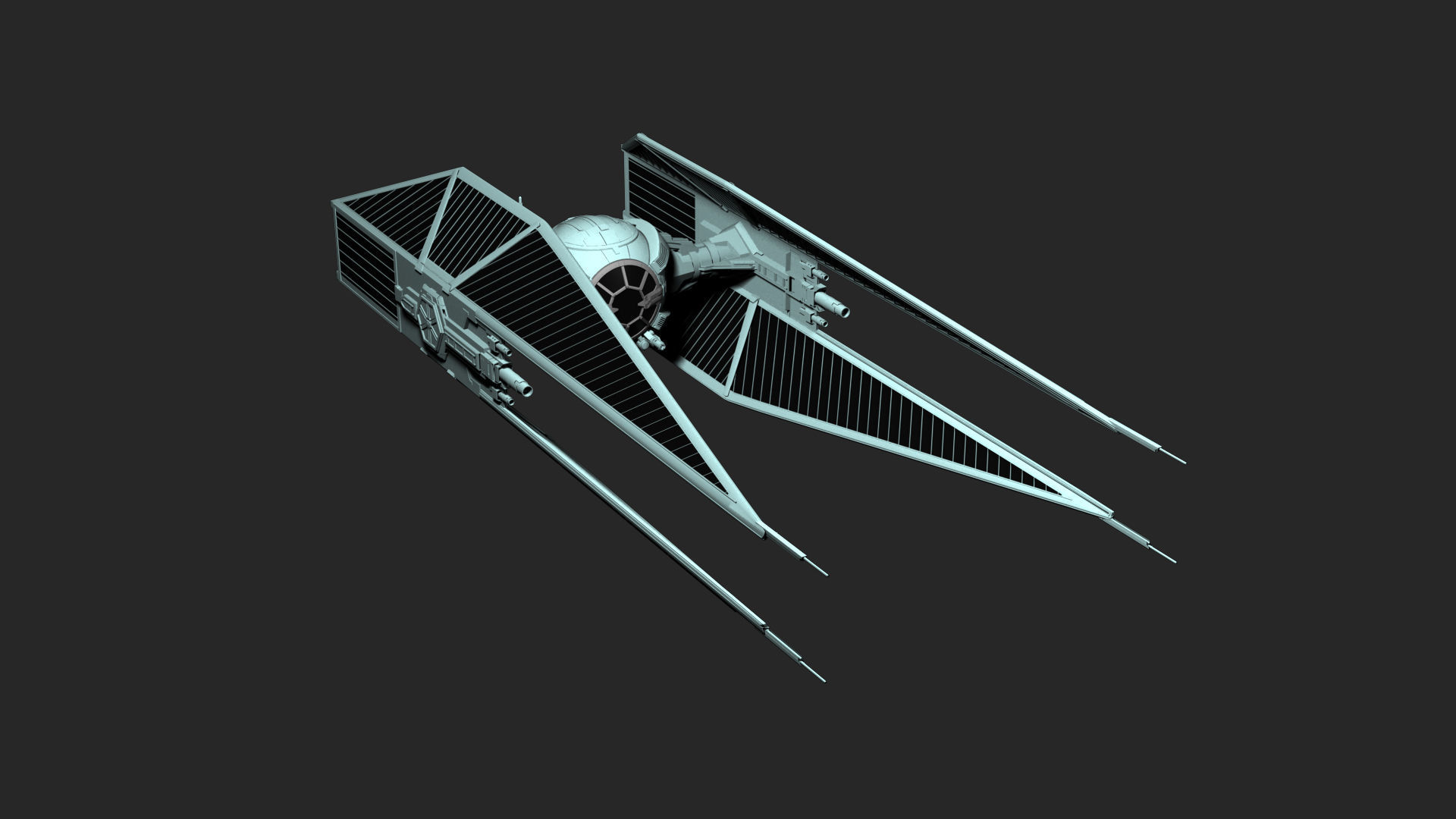 Tie Fighter collection 3d Model 3D model_2
