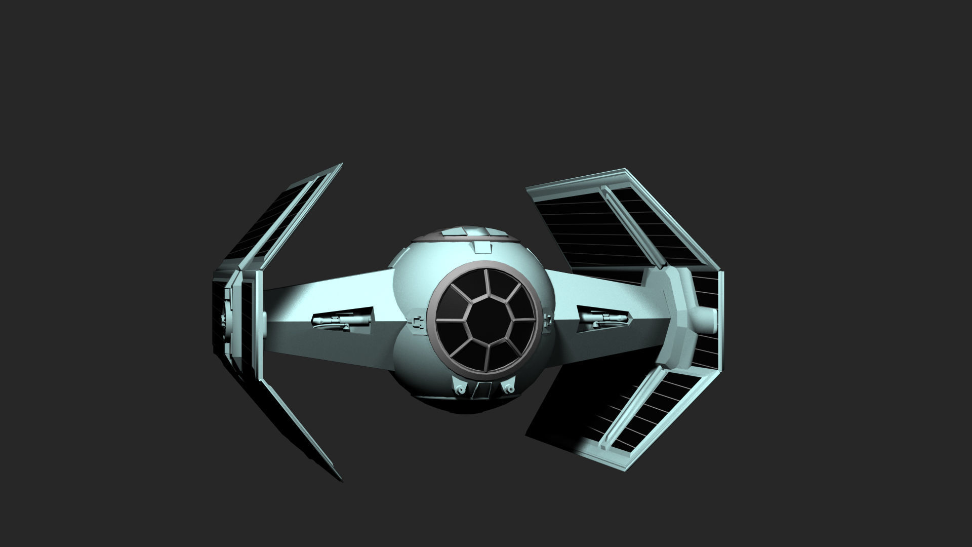 Tie Fighter collection 3d Model 3D model_5