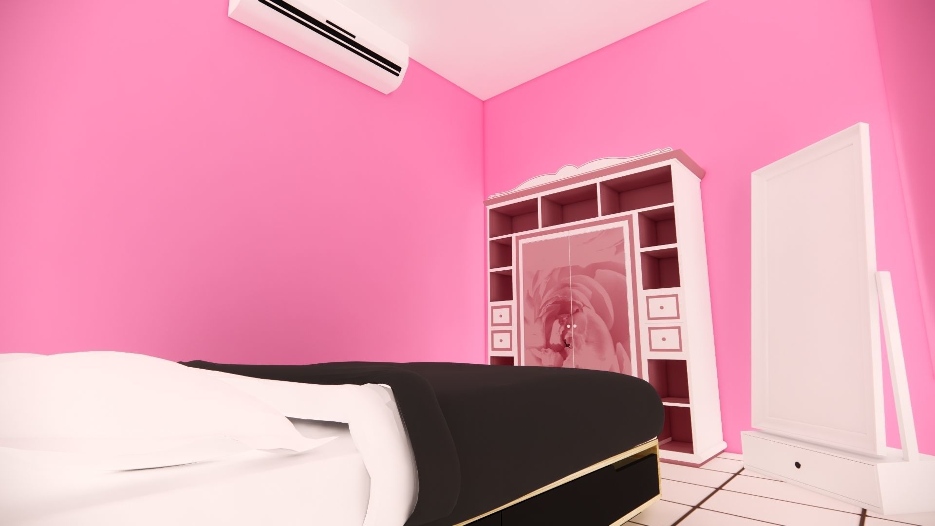 Modern Minimalist House 3D model_22