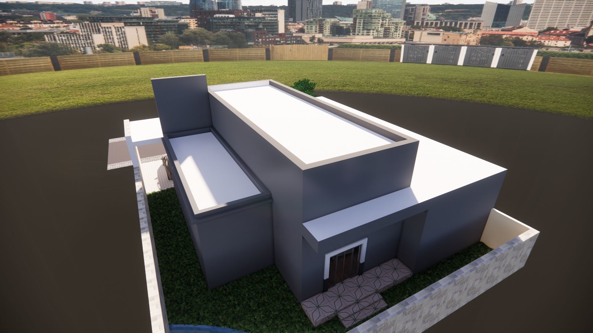 Modern Minimalist House 3D model_30