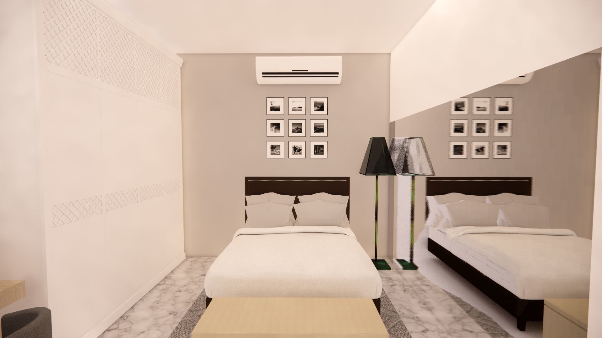 Modern Minimalist House 3D model_18