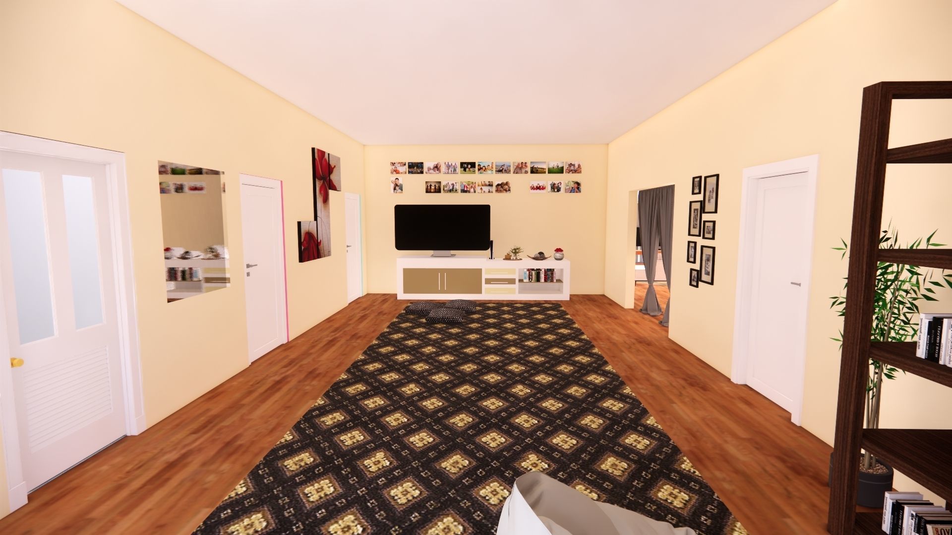 Modern Minimalist House 3D model_11