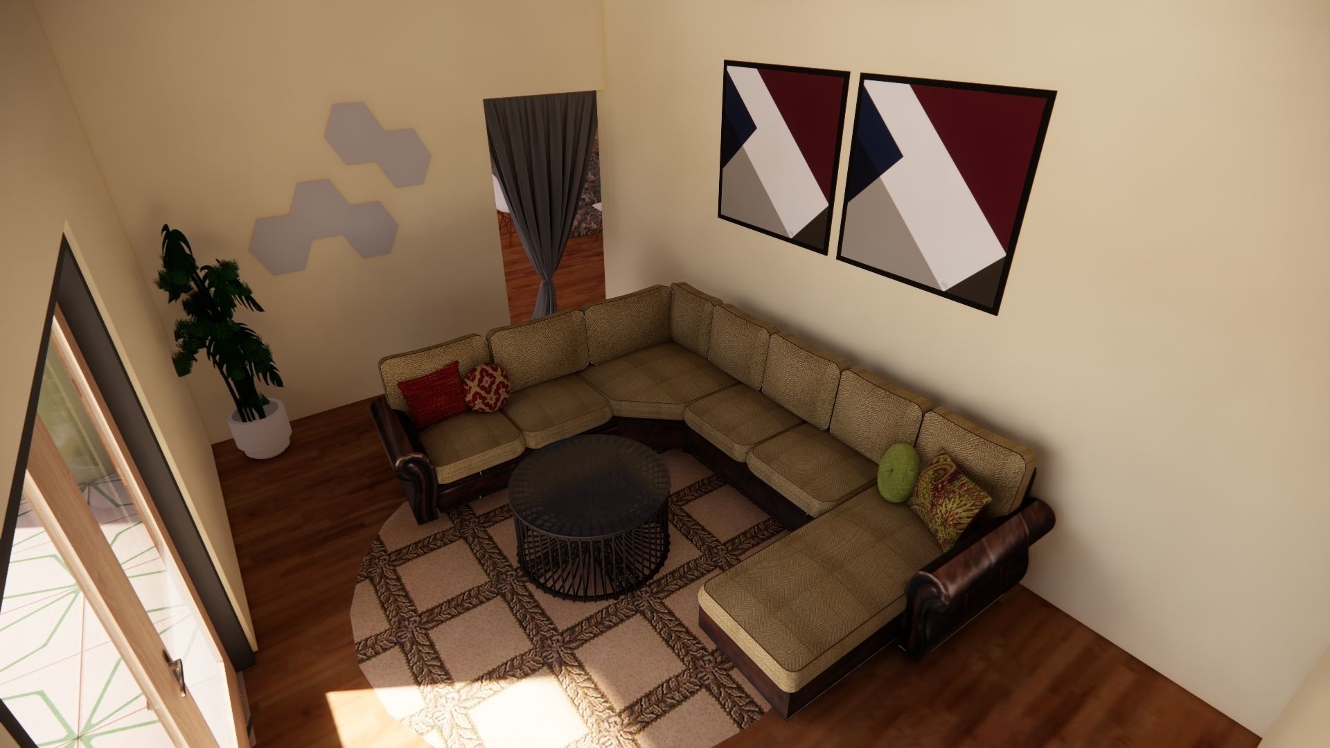 Modern Minimalist House 3D model_2