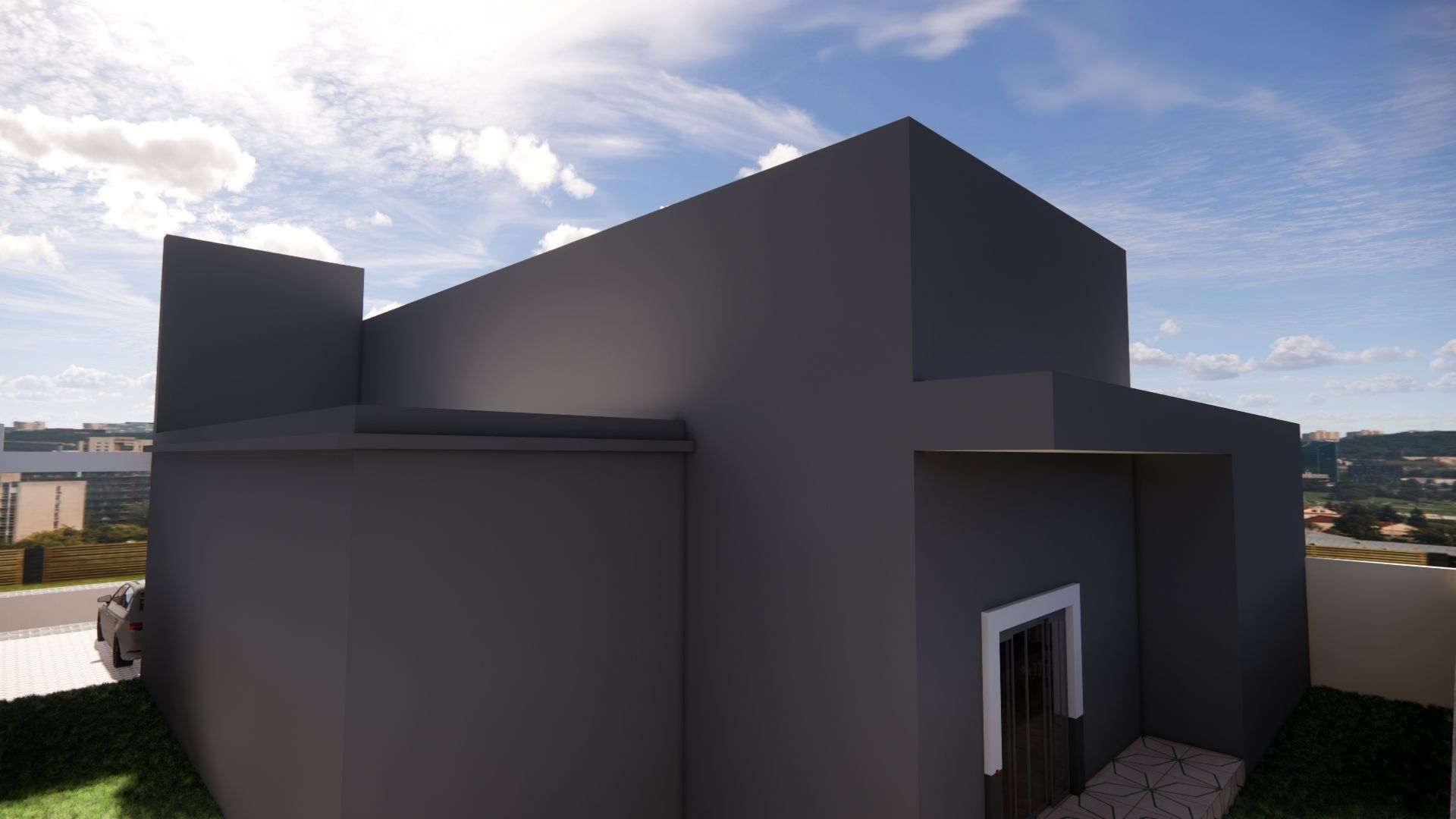Modern Minimalist House 3D model_27