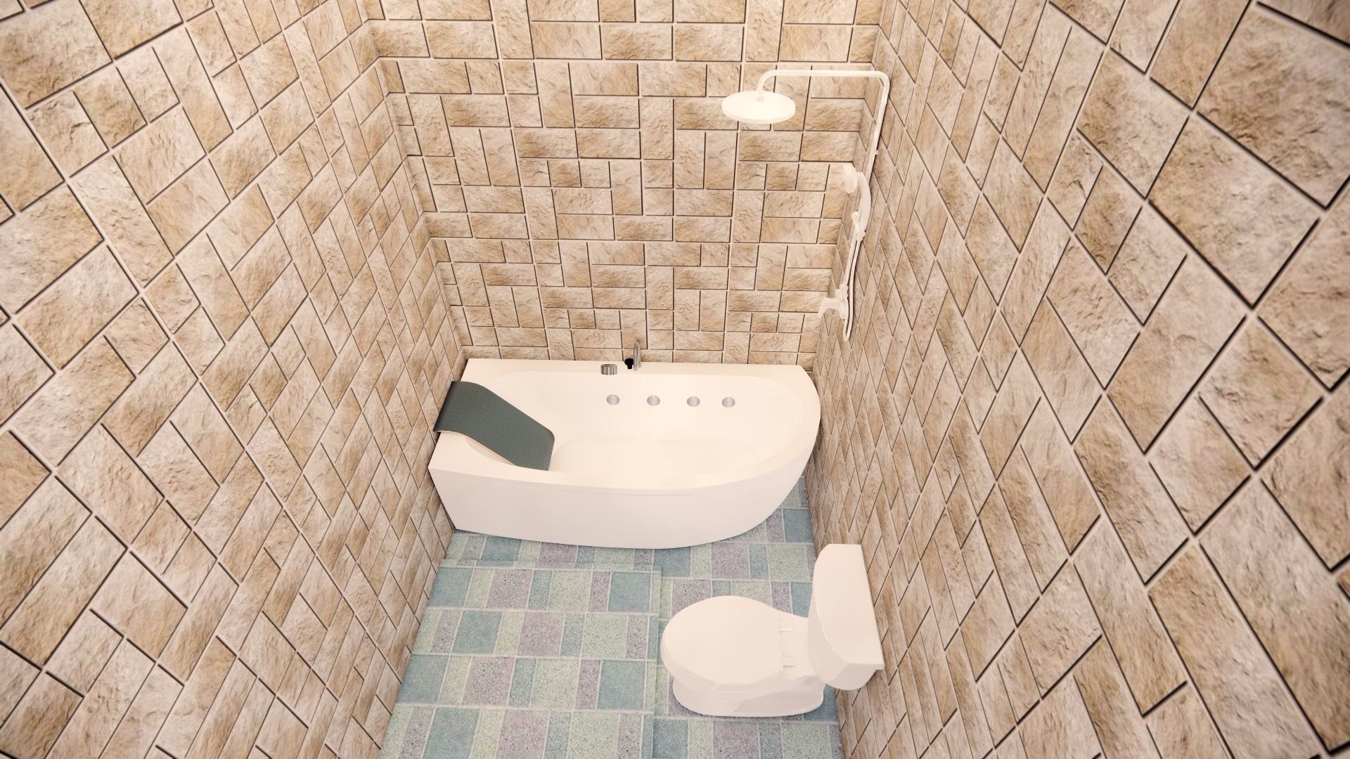 Modern Minimalist House 3D model_20