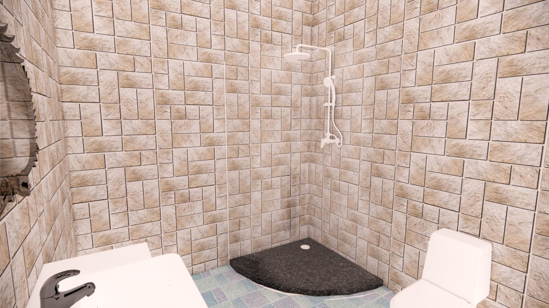 Modern Minimalist House 3D model_21