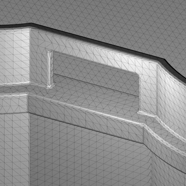 Stylish Cafe Stall 3D print model_6