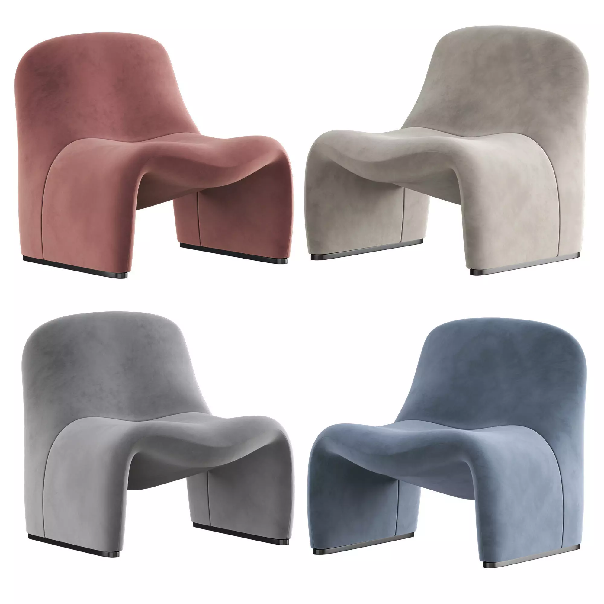 Alky Armchair by Giancarlo Piretti 3D model