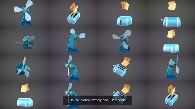 House interior lowpoly pack