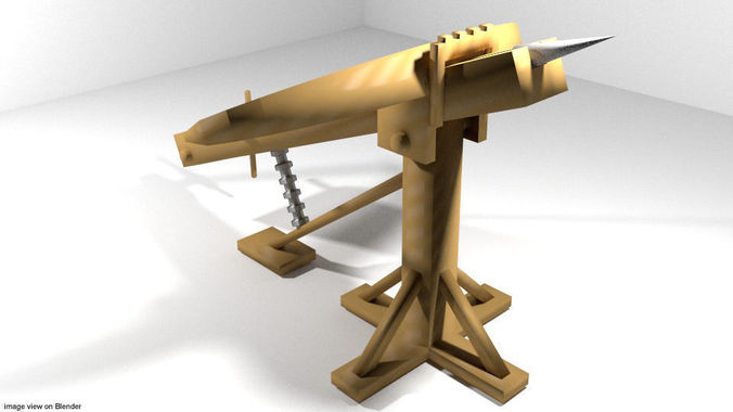 Medieval War Machine - Ballista 3D model