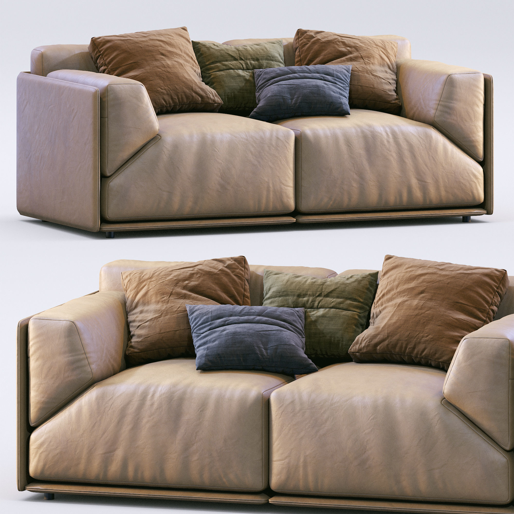 Meridiani Sofa Bacon  3D model_2