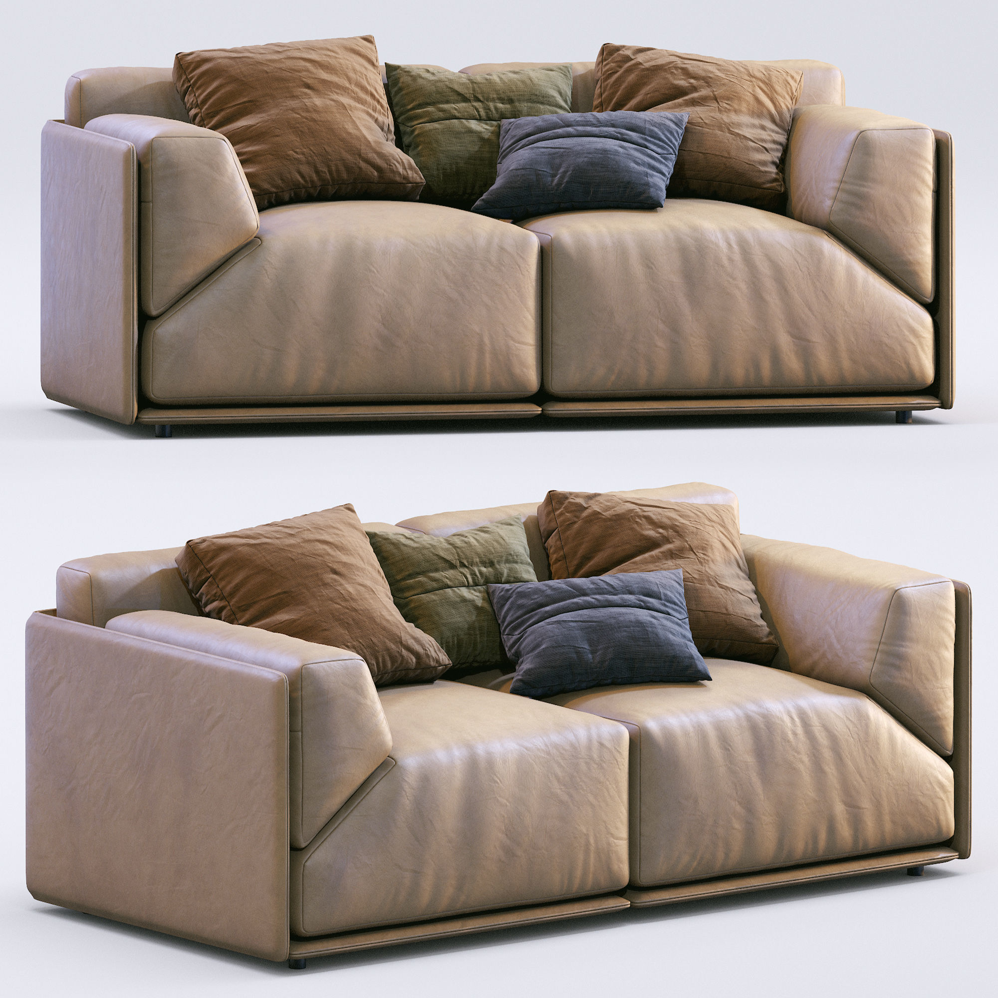 Meridiani Sofa Bacon  3D model_12