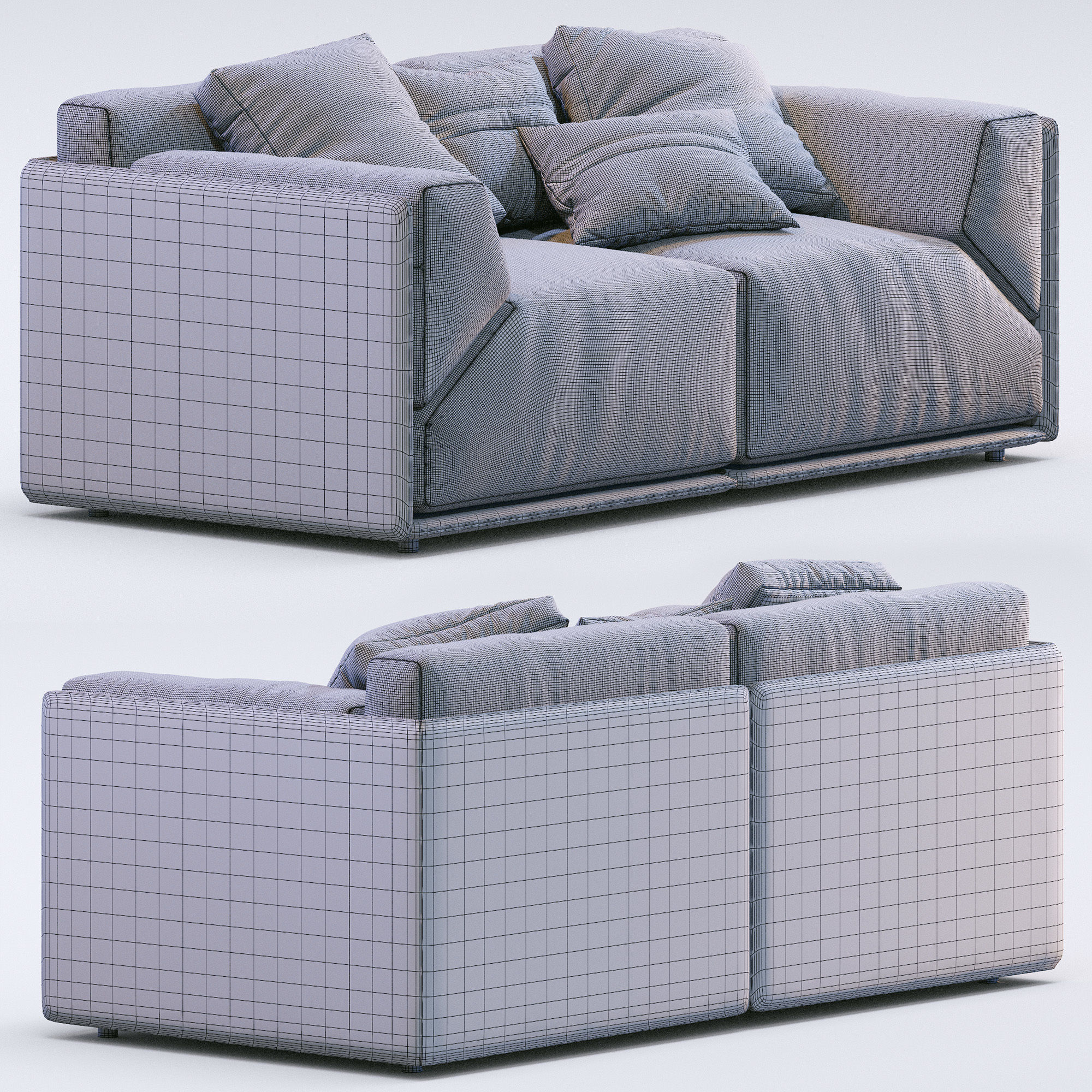 Meridiani Sofa Bacon  3D model_16