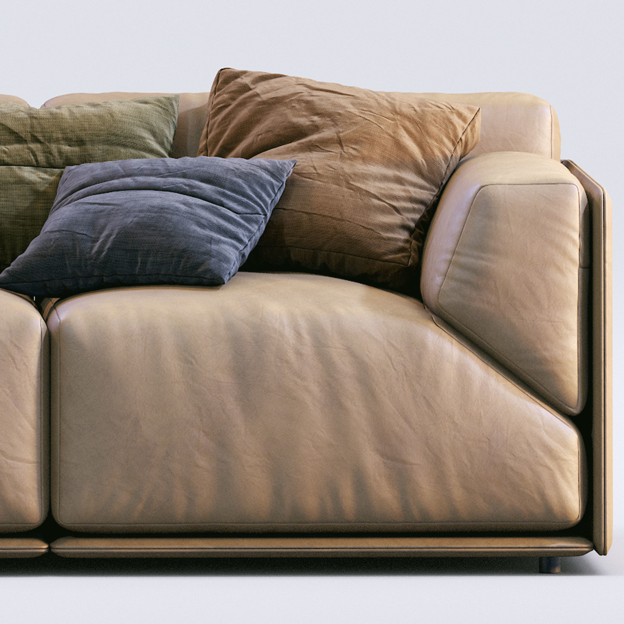 Meridiani Sofa Bacon  3D model_1