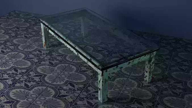 glass coffe wood table