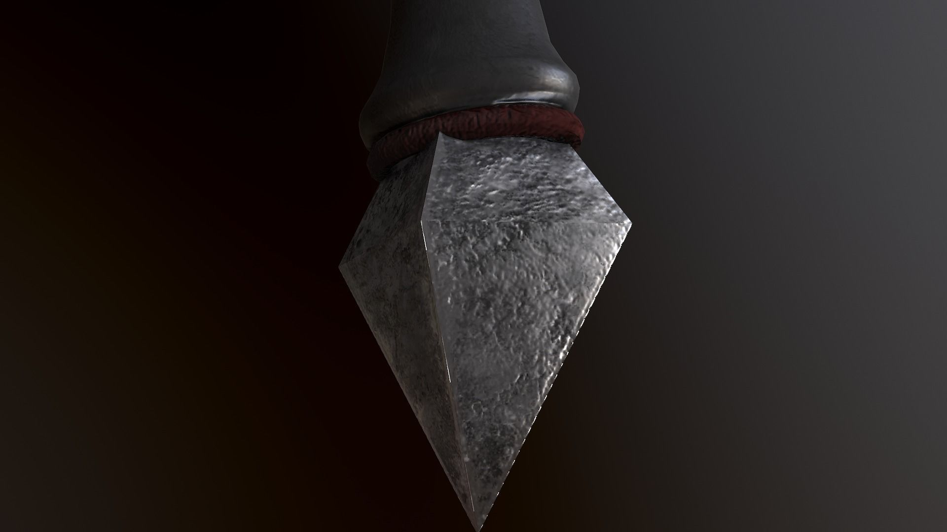 Ancient Stone Sword  Free low-poly 3D model_9
