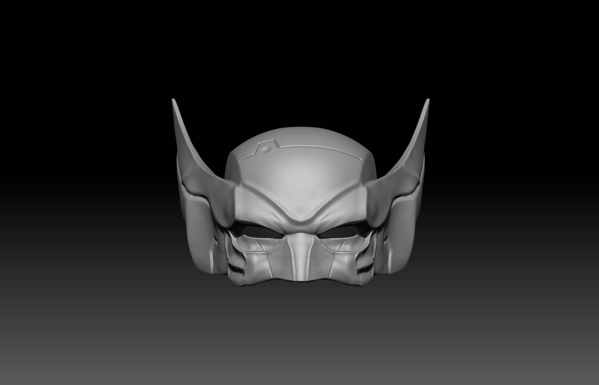 Wolverine Helmet  3D print model_5