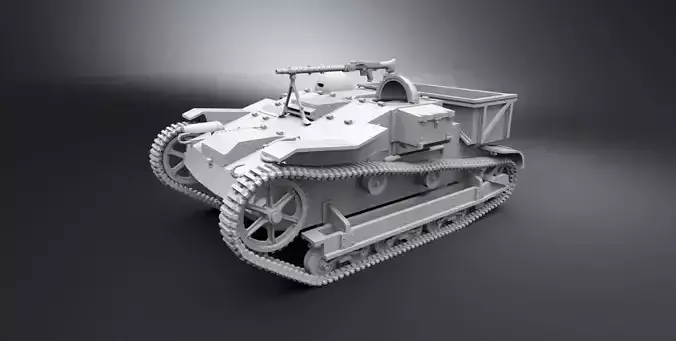 Renault UE Scale model 3D print model