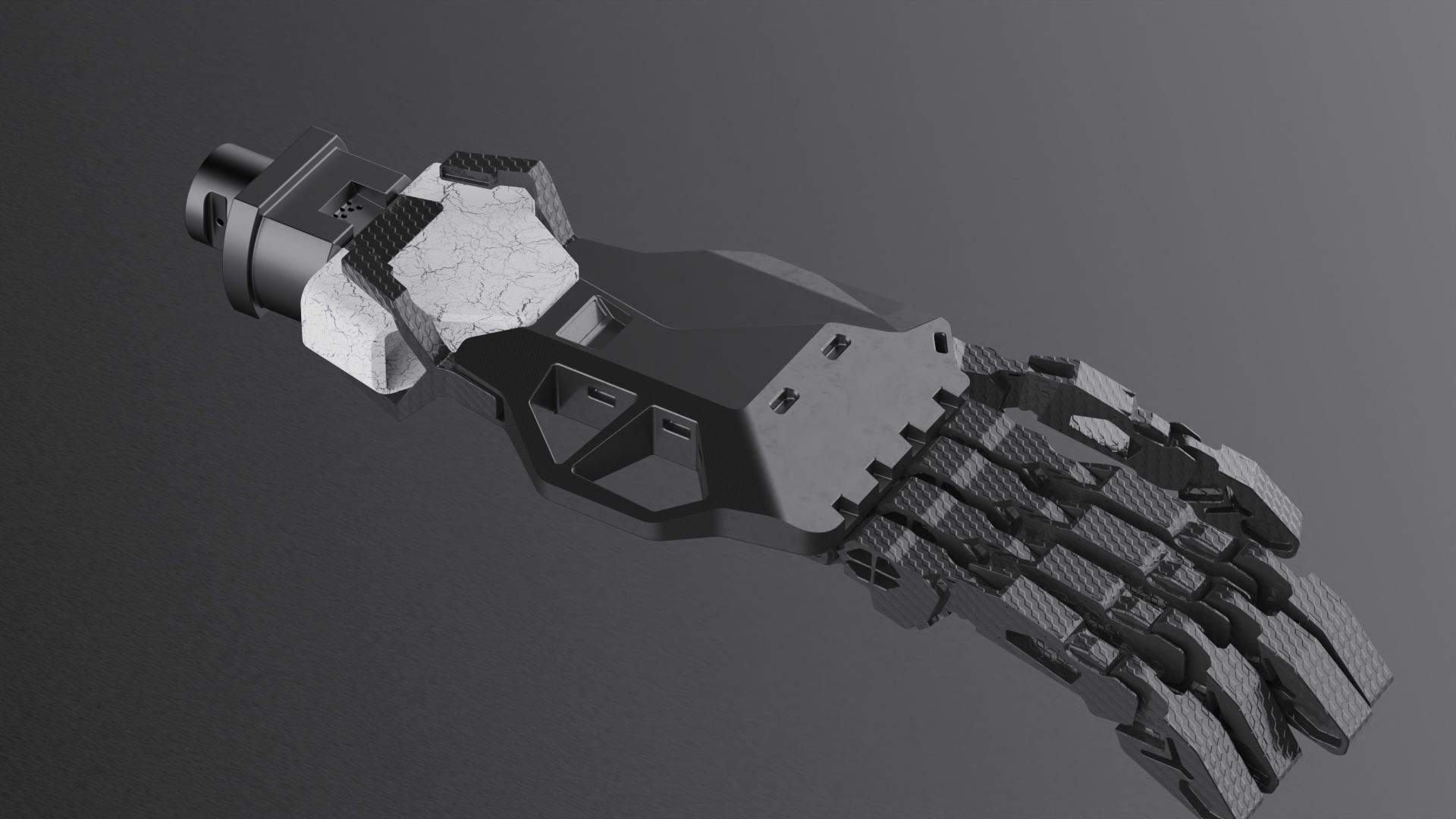 robotic hand part scifi vol4 3D model_1