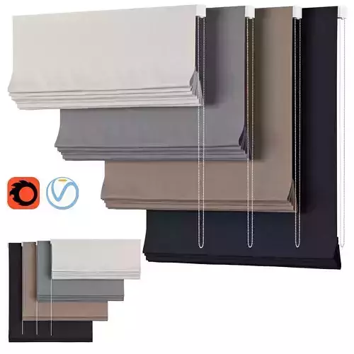 Roman Curtains 85 The Shade Store FLAT ROMAN SHADES