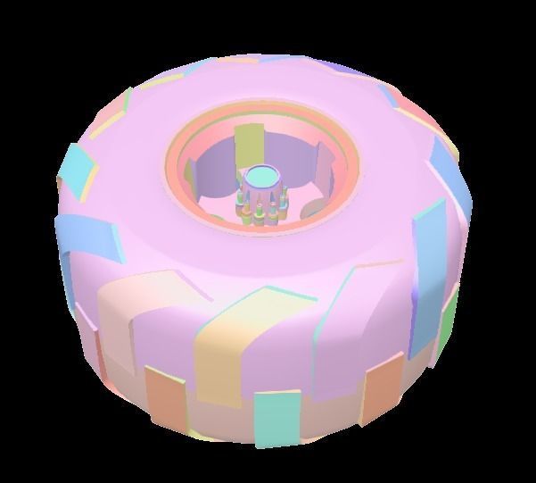 Monster wheel 2  3D model_8