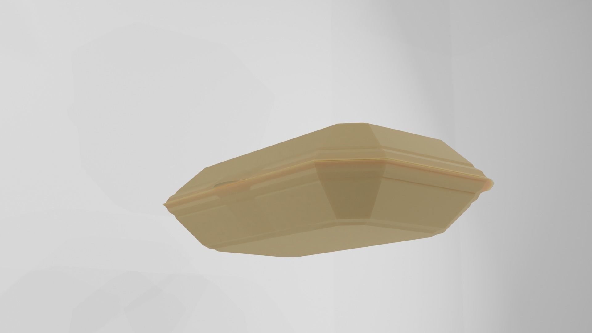 Closed Takeaway Chip Box Free low-poly 3D model_2
