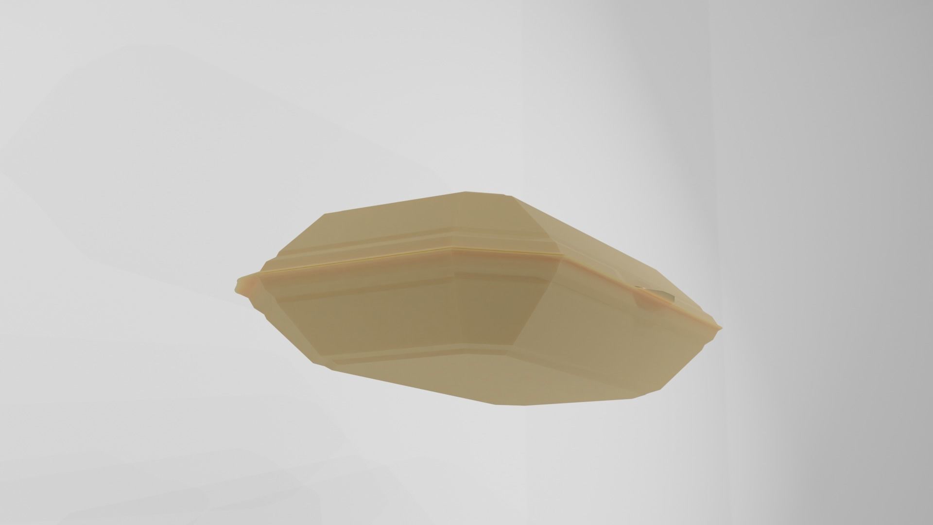Closed Takeaway Chip Box Free low-poly 3D model_3