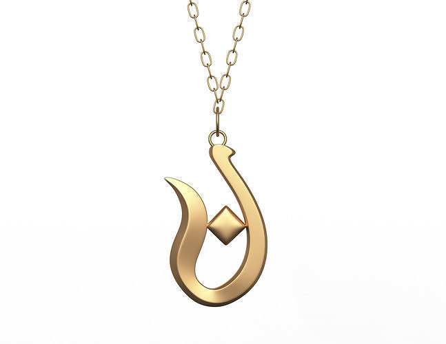 Necklace 01 Low-poly 3D model