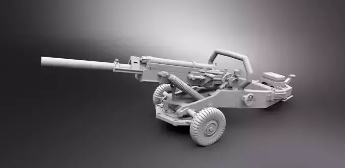 M102 105mm Howitzer 3D print model