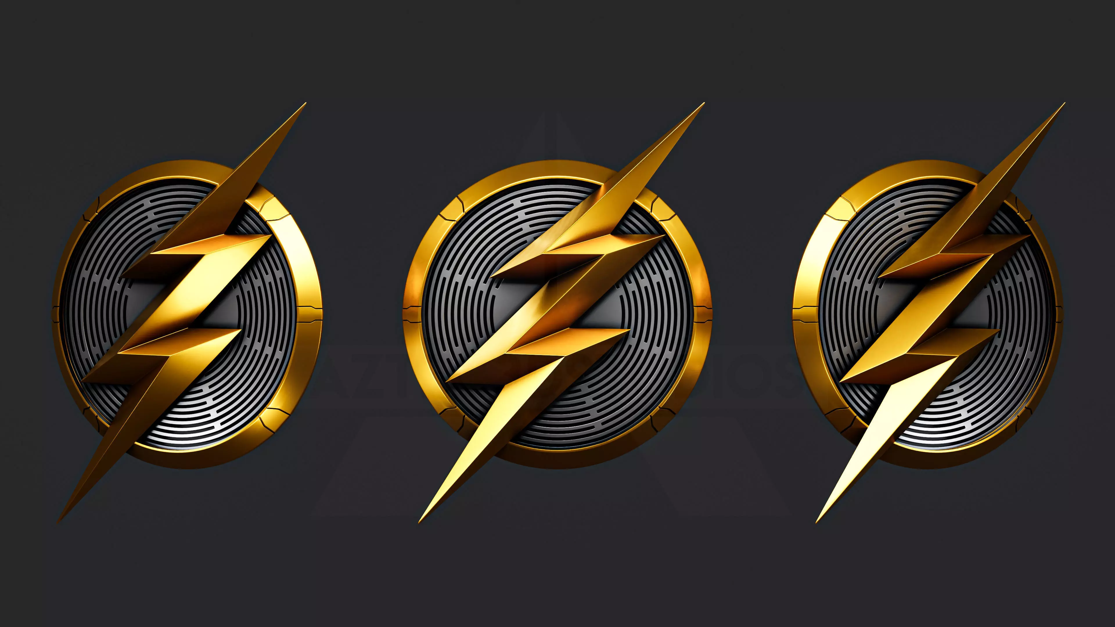 The Flash Ezra Miller 2022 Emblem for 3D Printing STL 3D print model