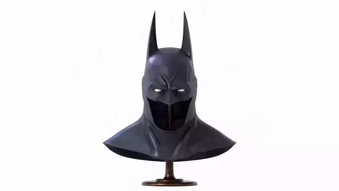 Batman Arkham Asylum Cowl 3D Print File 3D print model